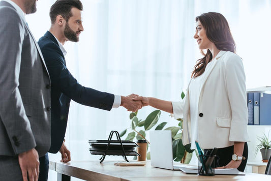 woman meeting with a financial advisor