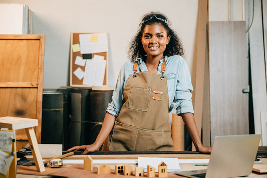 woman considering a small business loan