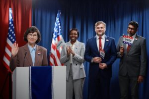 political leaders promoting voting